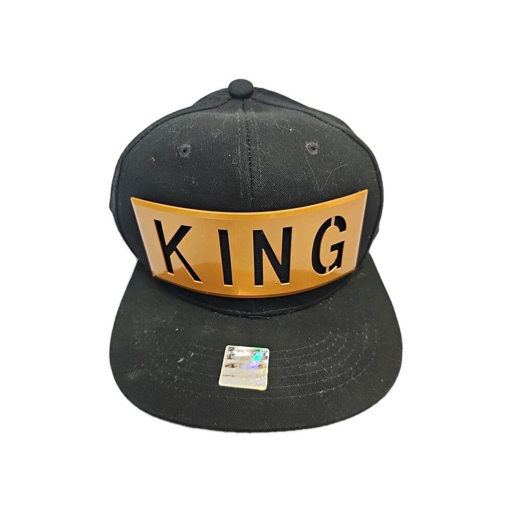Black Eagle New King Leader Black Carbon Metal Cap Trucker Era Hip Hop Dance Hat